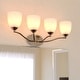 preview thumbnail 11 of 9, Vaxcel Lighting W0522 Bellwood 4 Light 28" Wide Vanity Light