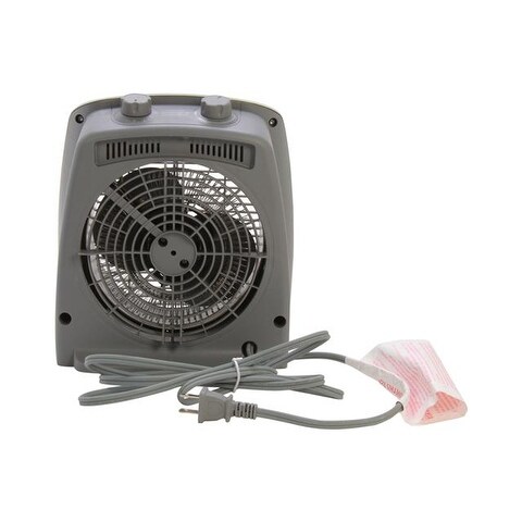 DeLonghi HVY1030 1500-Watt Fan Heater - Gray - white/gray
