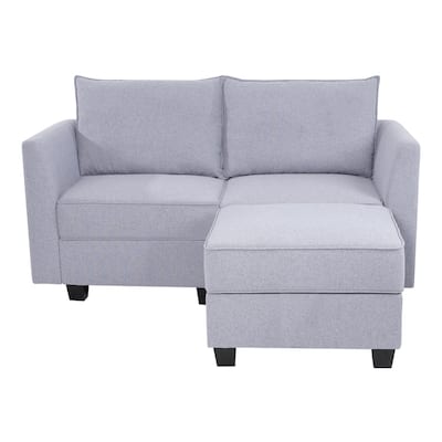 Modern L-Shaped DIY Convertible Modular Sectional Sofa Collection