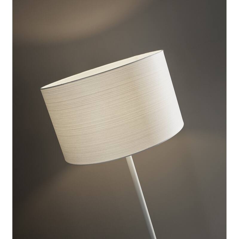 Adesso Oslo White Floor Lamp
