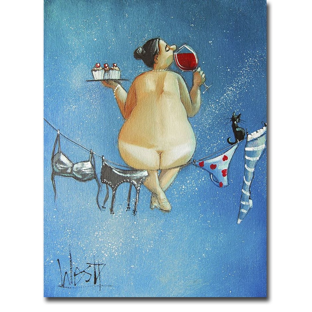 Out of This World by Ronald West Gallery Wrapped Canvas Giclee Art (24 in x 18 in)