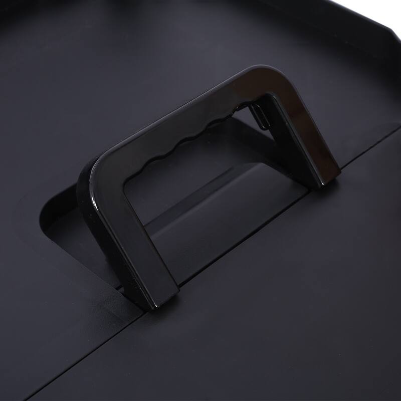 3 Layers Folding Collapsible Service cart Pack-N-Roll Folding Collapsible Service cart, Black, 50 Lb. Load Capacity per Shelf