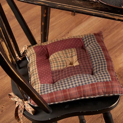 Millsboro Chair Pad Log Cabin Patch