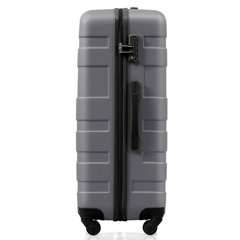 Fashionable Luggage Hardside Luggage with Expandable Storage and Safety Lock, for Boarding Travel, 3 Piece Set