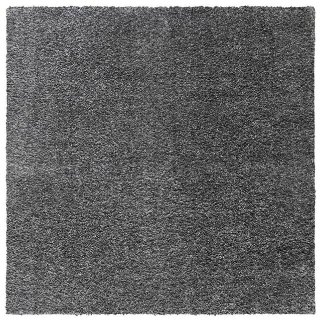 SAFAVIEH August Shag Solid 1.2-inch Thick Area Rug - 3' x 3' Square - Grey
