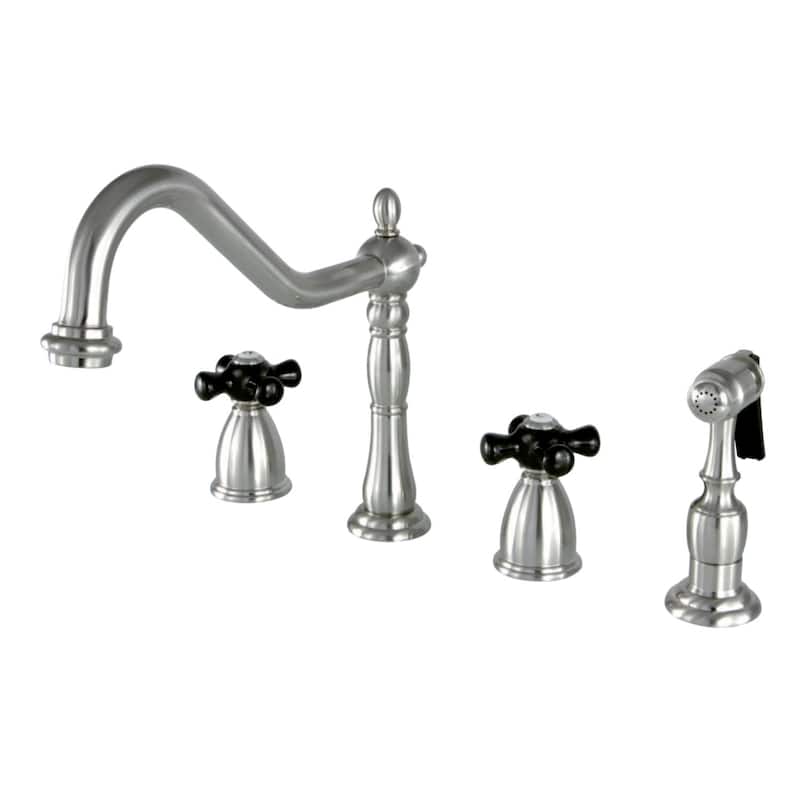 Kingston Brass Duchess 1.8 GPM Widespread Kitchen Faucet - Includes
