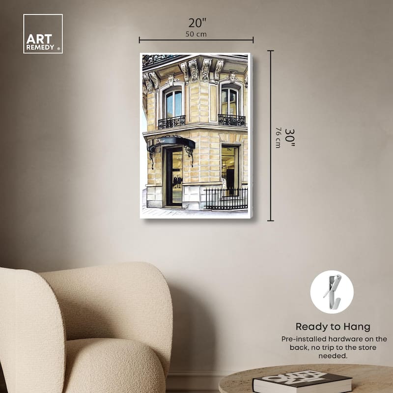 Doll Memories - Glamorous Drama Canvas by Art Remedy, Gallery Wrapped