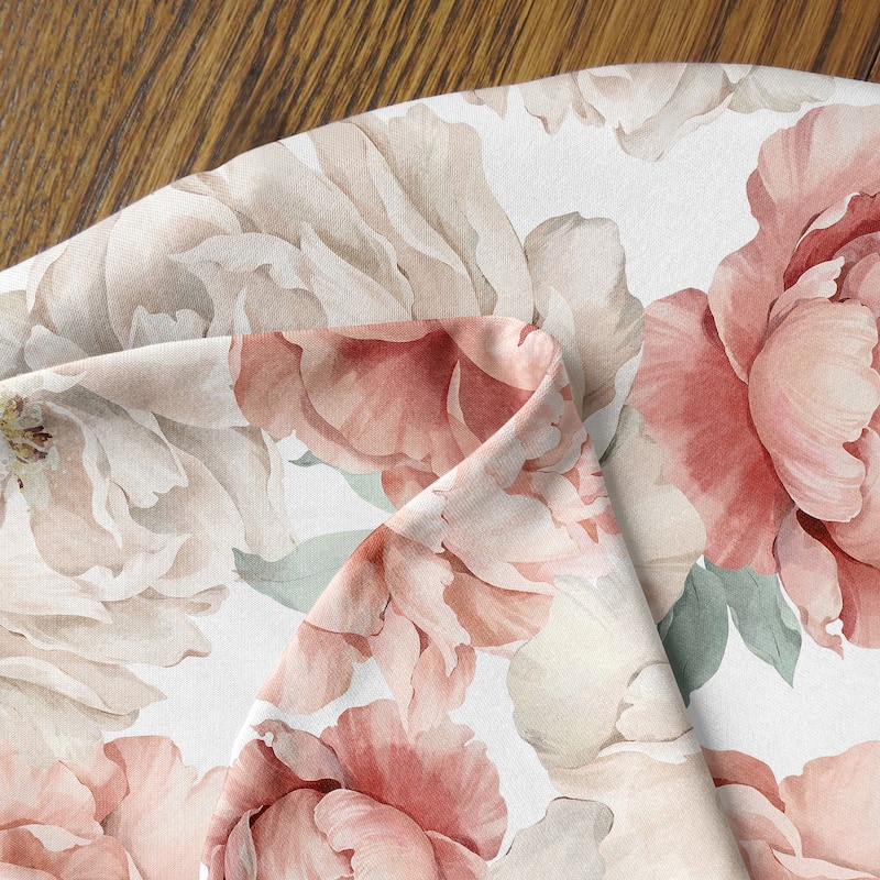 Sweet Jojo Designs Blush Pink Boho Shabby Chic Floral Girl Nursing Breastfeeding Pillow Cover Case Pillow Not Included- Bohemian