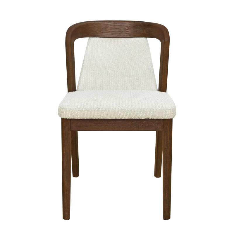 Christopher Knight Home - Ashlin Contemporary Upholstered Armless Dining Chairs with Rubberwood Frame, Set of 2