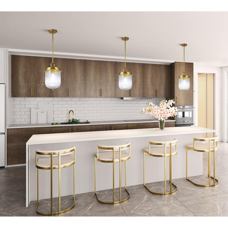 Artcraft Myla 1-Light Pendant - Vintage Brass - Vintage Brass