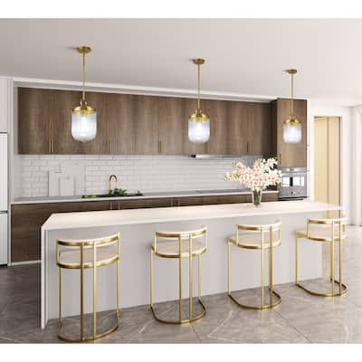 Artcraft Myla 1-Light Pendant - Vintage Brass