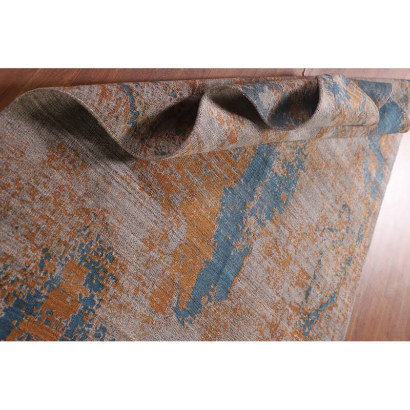 Abstract / Modern Area Rug Hand-Knotted Wool Carpet - 5'2" x 8'3"