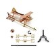 preview thumbnail 1 of 2, Biplane Pure Copper Garden Weathervane with Garden Pole by Good Directions Natural - Copper