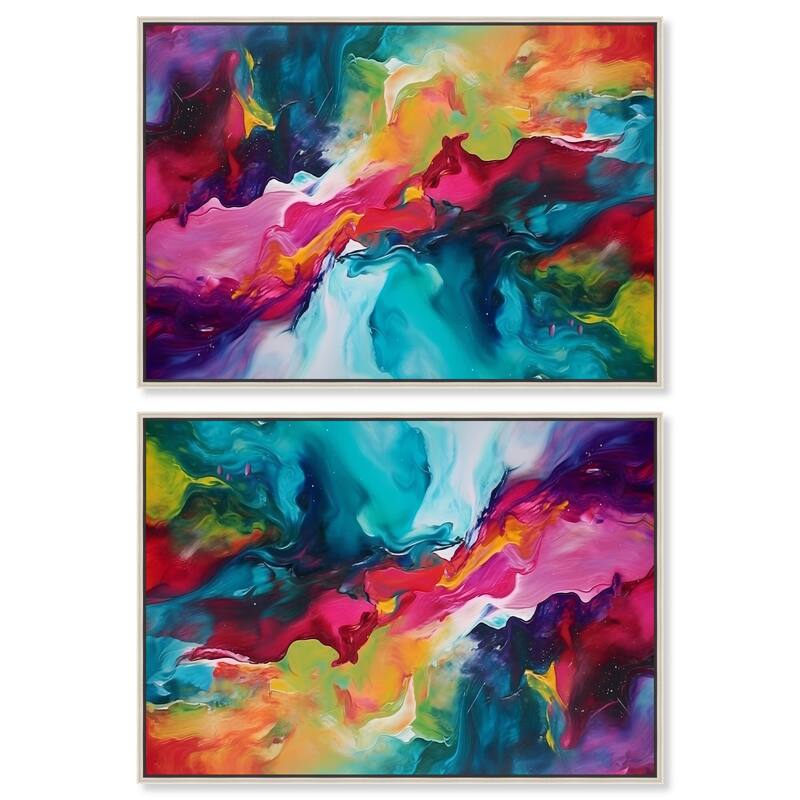 Golden Tears I Canvas by Art Remedy - 40" x 40" - White