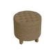 preview thumbnail 78 of 110, Carson Carrington Hare Button-tufted Round Storage Ottoman