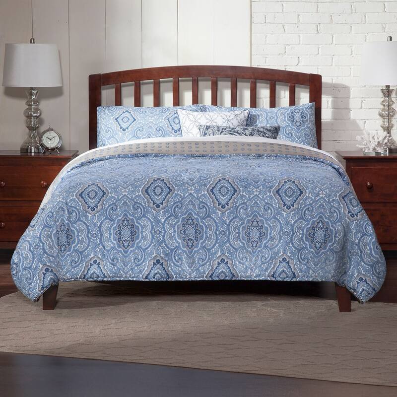 Richmond Queen Platform Bed in Walnut