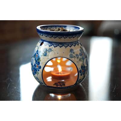 Blue Rose Polish Pottery Vena Aromatic Warmer