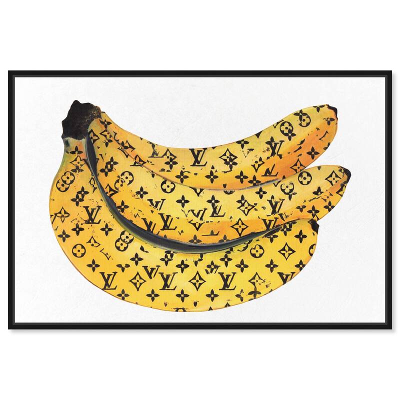 Fashion Bananas Canvas by Art Remedy - Black - 30" x 20"