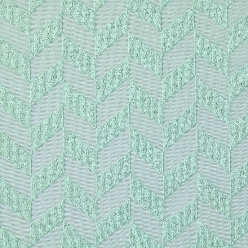 HLC.me Herringbone Lace Sheer Kitchen Cafe Curtain Tiers Swags Valance for Small Windows & Bathroom