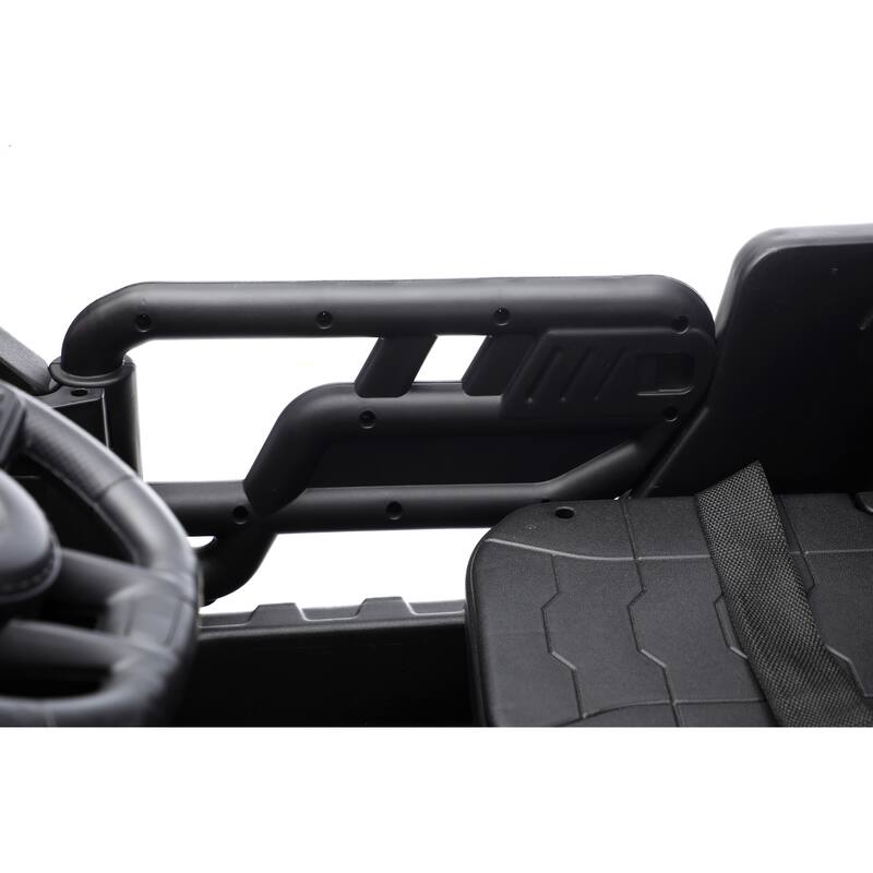 24V 2 Seater Ride on Dump Truck, 4WD 6-Wheel Ride on Toys with Remote Control, Ride on UTV Car with Electric Dump Bed