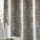 preview thumbnail 40 of 46, HLC.me Paris Paisley Print Light Reducing Filtering Grommet Window Curtain Panels - Set of 2