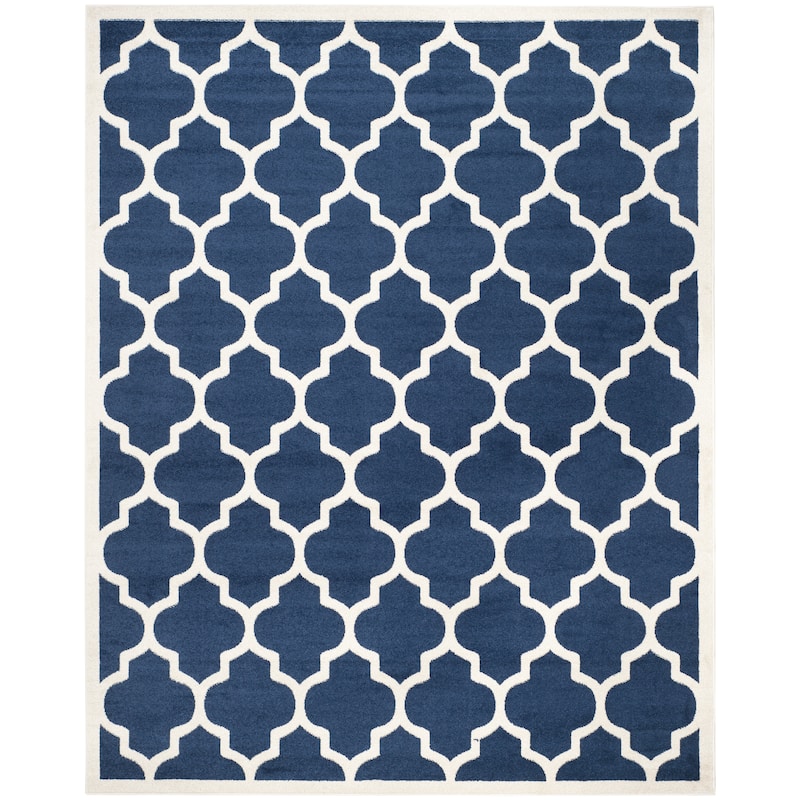 SAFAVIEH Amherst Machi Modern Rug - 11' x 15' - Navy/Beige