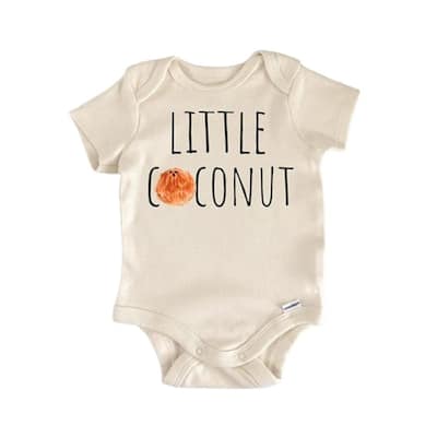 Coconut Tropical - Baby Boy Girl Clothes Infant Bodysuit Funny Cute Newborn