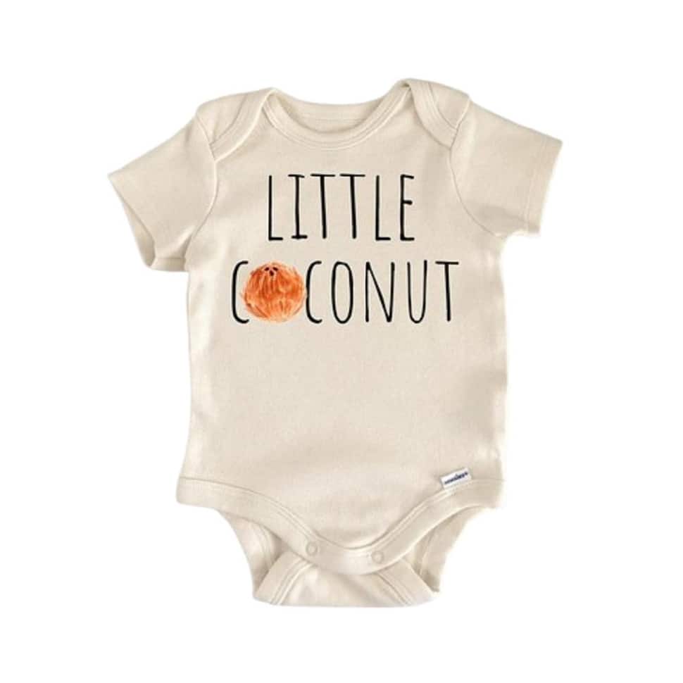 Coconut Tropical - Baby Boy Girl Clothes Infant Bodysuit Funny Cute Newborn