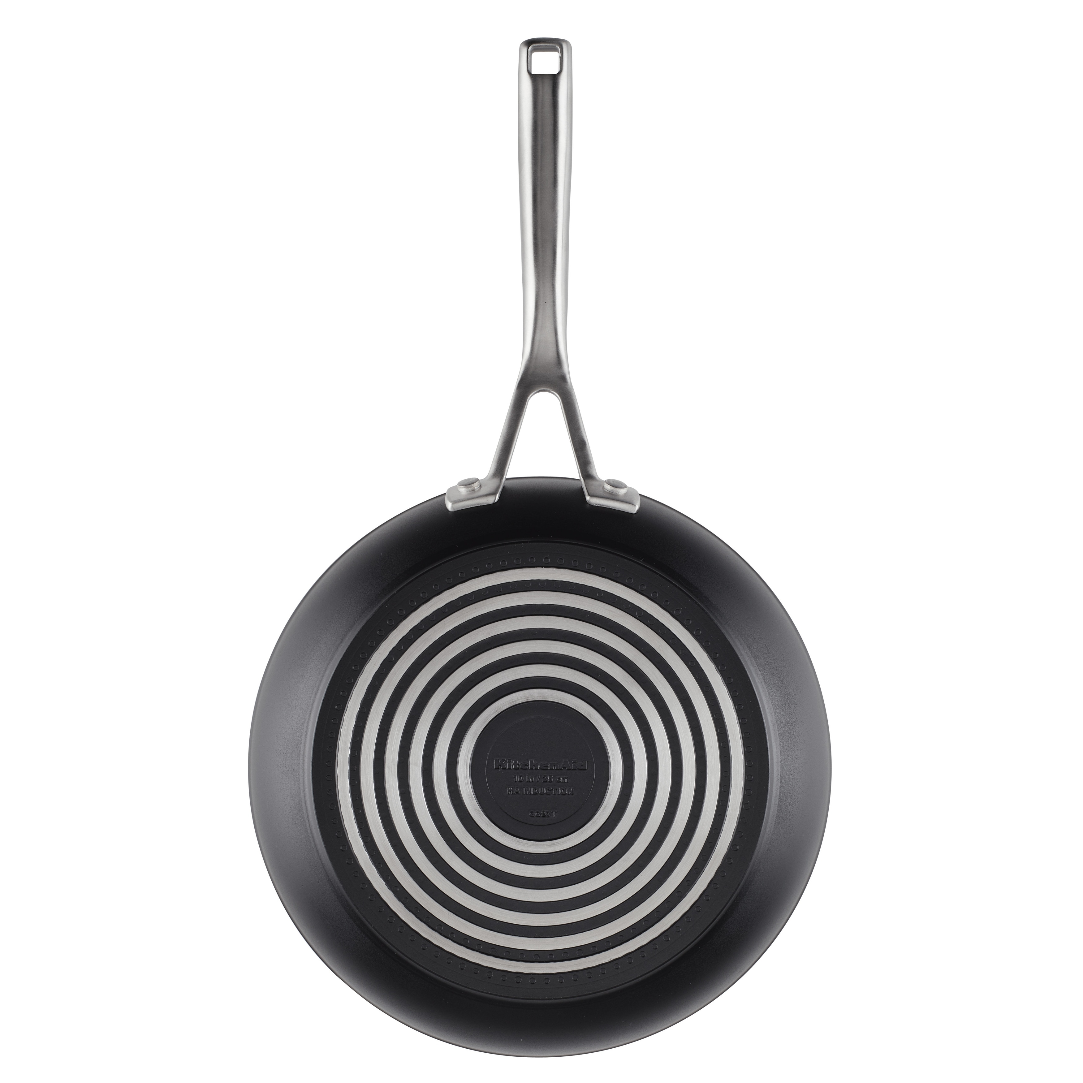 KitchenAid Hard-Anodized Induction 8 .25 and 10 in. Aluminum Nonstick Frying Pan Set Matte Black