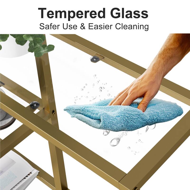 Adjustable Height Entryway Table with storage Non-Slip Design - 40*29