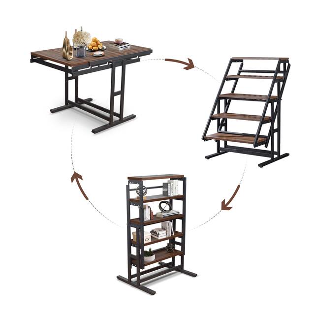 Solid wood dining table