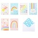 preview thumbnail 5 of 7, 48 Pack Rainbow Thank You Cards with Envelopes, Blank 4x6 Greeting Notecards