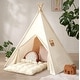 preview thumbnail 10 of 8, Tiny Land® Thick Padded Play Cushion - Arch Not Included - White