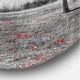 preview thumbnail 9 of 8, Designart 'Red Tree over Park Bench' Large Floral Wall CLock