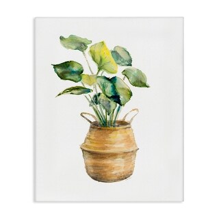 Stupell Plant In Pottery Canvas Wall Art Design By Lanie Loreth - Bed ...