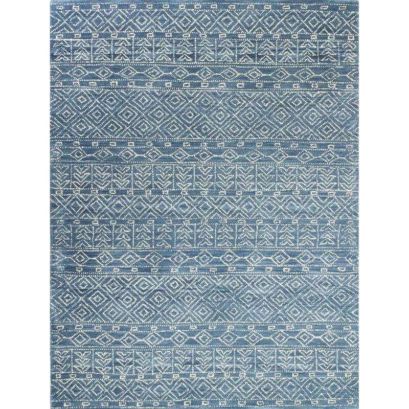 Bashian Ephraim Azure Transitional Area Rug - 7'6" X 9'6"