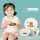 preview thumbnail 9 of 9, 5pcs Bamboo Fiber Kids Dinnerware Set-Bear /dog Style