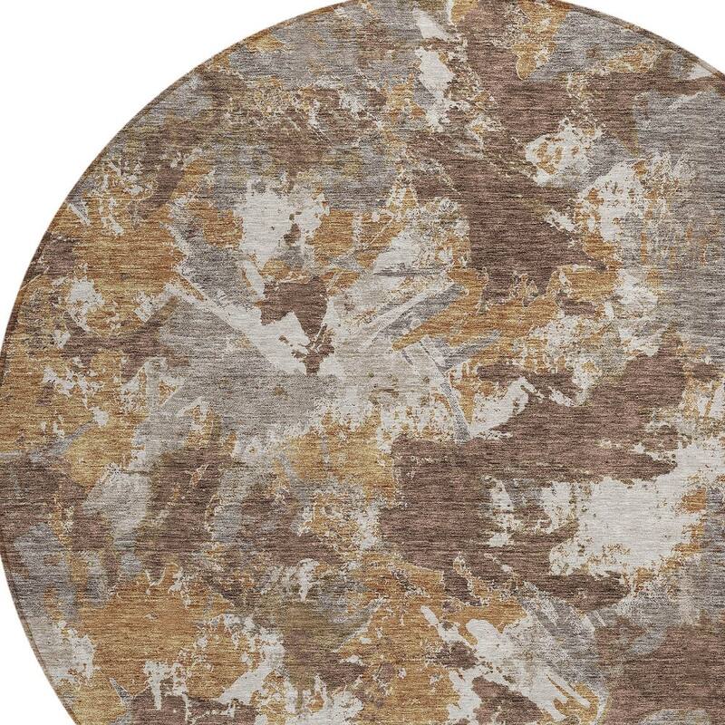 HomeRoots Floral Transitional Rectangle Outdoor Rug