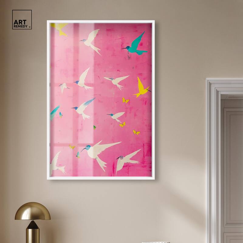 Soaring Sorbet Shadowbox by Art Remedy