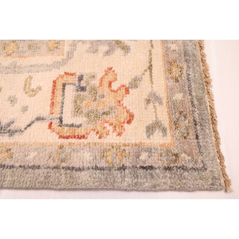 ECARPETGALLERY Hand-knotted Jules Serapi Grey Wool Rug - 7'10 x 9'10