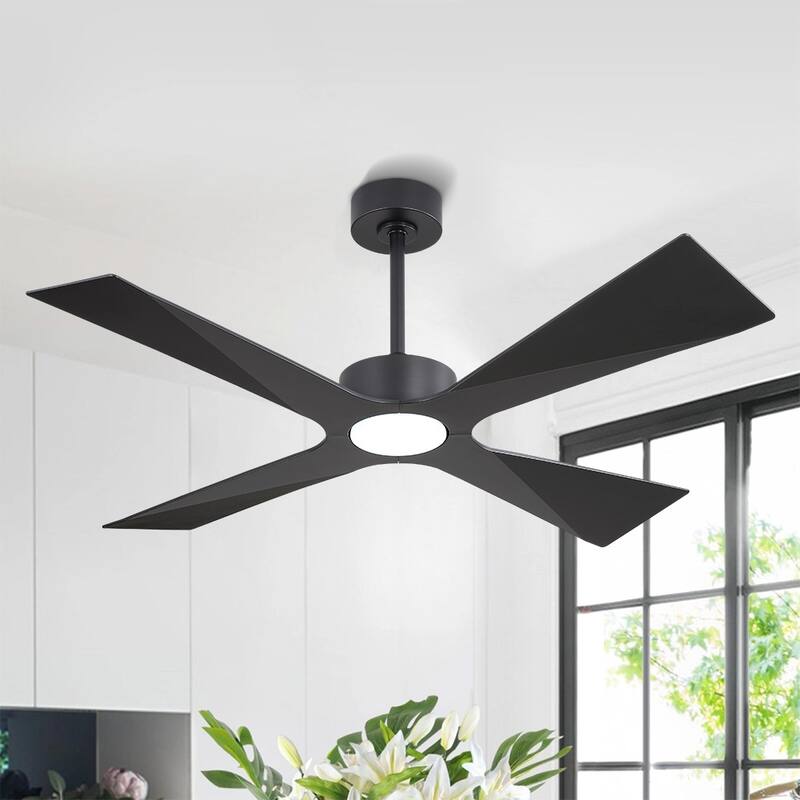 MLiAN 54 In. 4 -ABS Blades Wet Rated Outdoor Ceiling Fan with Remote