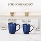 preview thumbnail 2 of 45, vancasso STARRY Stoneware 4-Piece Coffee Mug Set 12oz/16oz