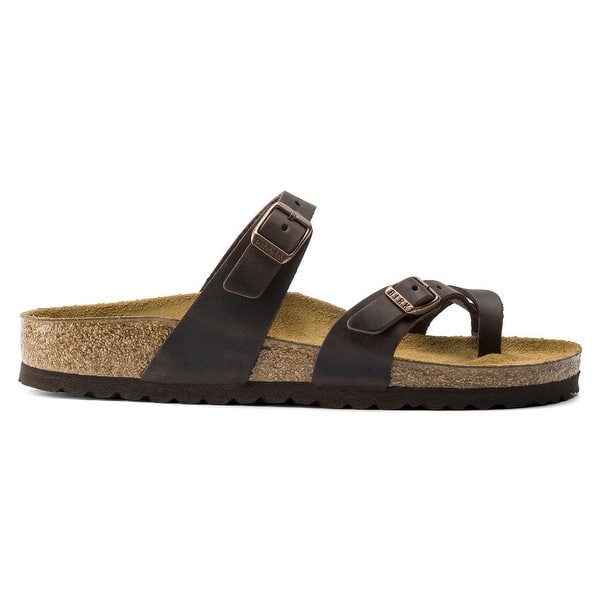 Birkenstock Mayari Womens Sandals Tobacco Oiled Leather Regular Width  0171321 - Bed Bath & Beyond