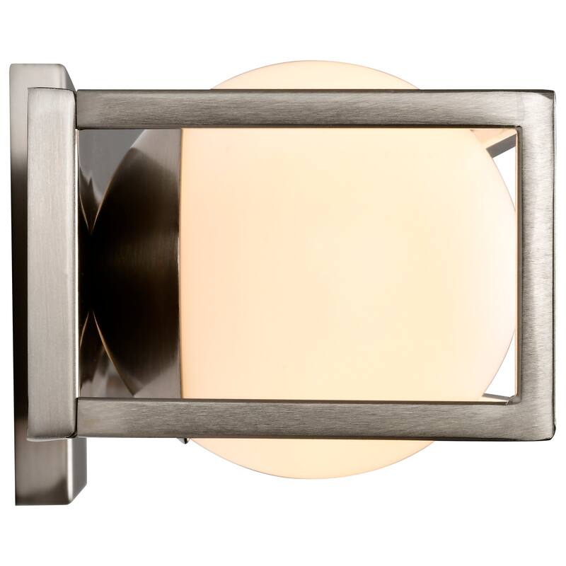 Jenkins 32 Inch 4 Light LED Vanity Brushed Nickel with Frosted Glass - Brushed Nickel
