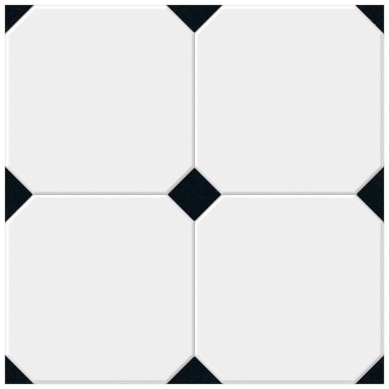 Merola Tile Betera Classique Blanco 22-3/4" x 22-3/4" Porcelain Floor and Wall Tile