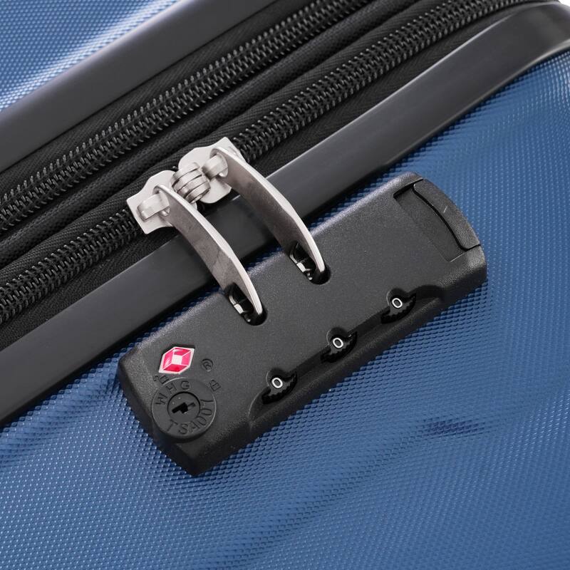2 Piece Luggage Set with Bags Expanable Spinner Wheels ABS Lightweight Suitcase with TSA Lock 20inch+24inch