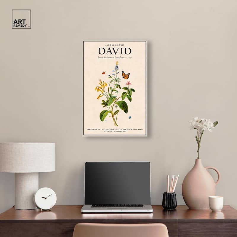David's Delicate Flowers Canvas by Art Remedy