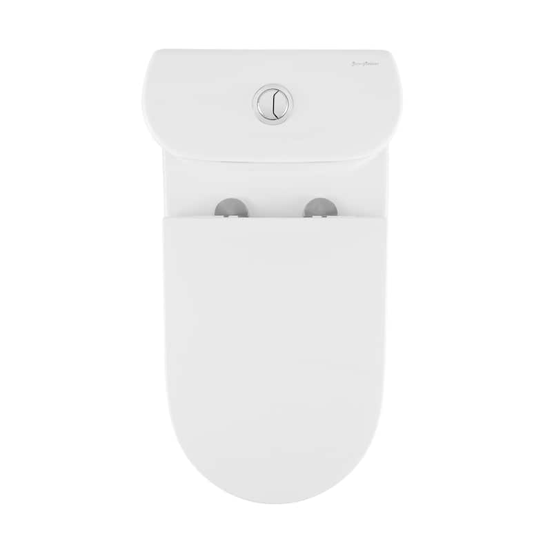 Swiss Madison SM-1T108 Monaco One Piece Elongated Dual 0.8/1.28 GPF Toilet - White