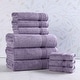 preview thumbnail 129 of 148, Superior Heritage Egyptian Cotton Absorbent 9-Piece Towel Set Royal Purple