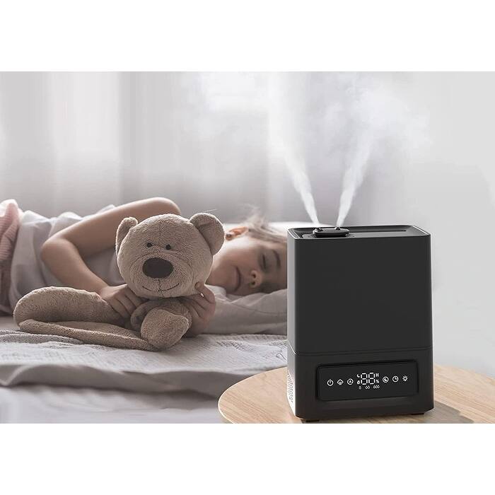 Humidifiers for Bedroom, 6L Cool Mist Humidifiers,Blacak Bed Bath